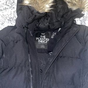 Aritzia winter jacket knee length